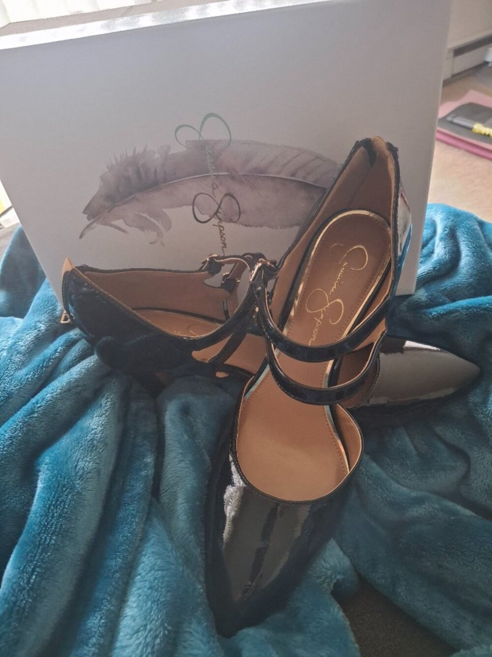 Black Patent Heels